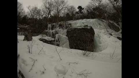 Gregg Ice Climbing "Swamp Thing" 3/16/2022