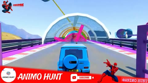 Kid Colour BIKE FUN Spider man Game 🎯 motor bikes police cars game
