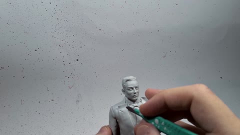 Sculpting a Tiny Elon Musk From Clay