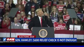 Sen. Hawley: $600 Relief Check is Not Enough
