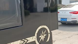 njstar rv black custom color off road trailer front car unique back ready to ship