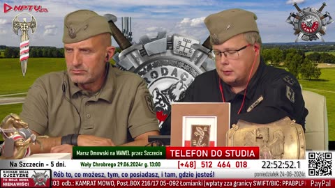 Dmowski na Szczecin - 5 dni. Pon. 24.06.2024r. W. Olszański, M. Osadowski NPTV.pl Rodacy Kamraci