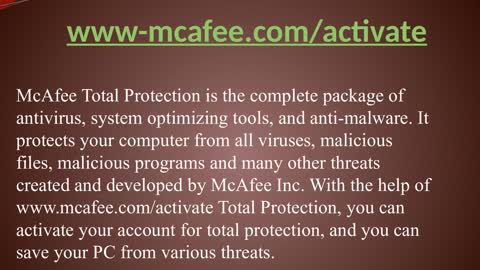 www.mcafee.com/activateus