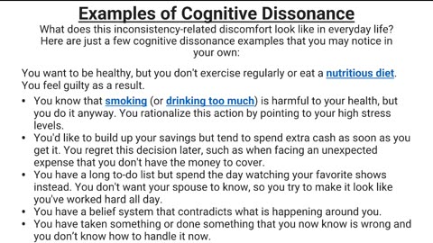 03 Cognitive Dissonance