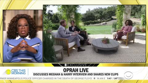 Oprah Winfrey on her bombshell Harry and Meghan interview