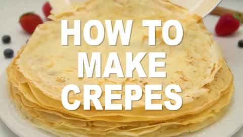 How to make French Crepes