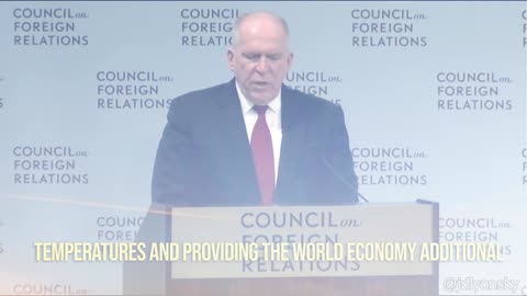 John Brennan discusses Stratospheric Aerosol injections at the Council on Foreign Relations