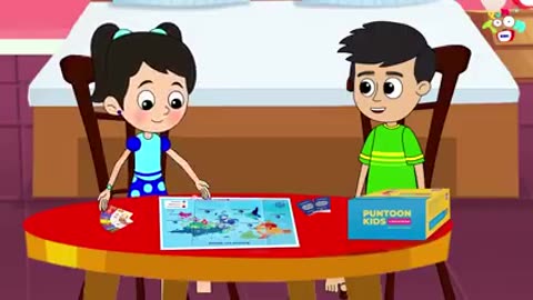 Summer Vacation's Homework | Animated Stories | English Cartoon | Moral Stories | PunToon Kids