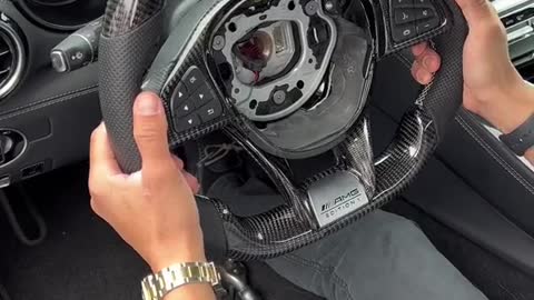 Automobile steering wheel installation and repair steering wheel