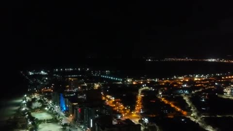 Pajuçara Maceió beach is beautiful at night