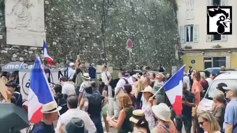 Paris, France: Massive Protests Against Vaccine Passports 7-30-21