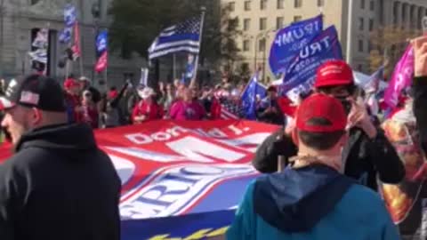 Million MAGA March Freedom Plaza