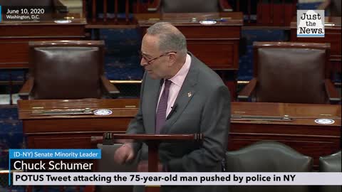 Chuck Schumer says president needs to apologize for Tweet attacking 75-year-old man in NY