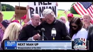 SSPX Priest Gives Steve Bannon A Blessing