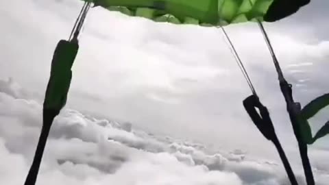 Man Fired His Parachute In The Air 😱😱😱