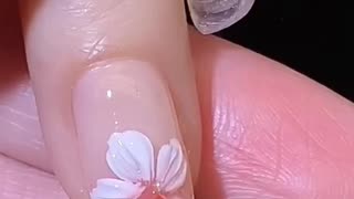 Flowers 🌺 Nail art | DIY nail design