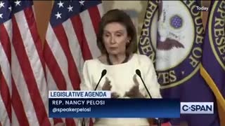 Pelosi Struggles to form Sentences