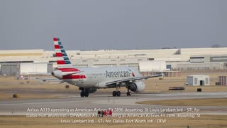 Afternoon plane spotting at St. Louis Lambert International Airport March 4th, 2022