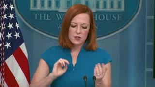 Psaki is asked for the White House's reaction to the first busload of migrants that Gov. Abbott sent to DC