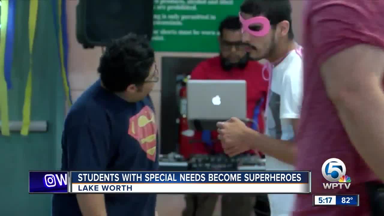 Palm Beach County students with special needs become superheroes