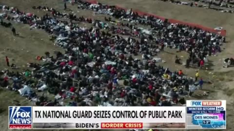 Texas National Guard seizes control of a public park on the Rio Grande: