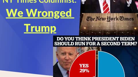 Trump Completely Vindicated as NY Times Admits it's Works of Propaganda