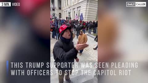 Trump supporter begs DC Police to get backup
