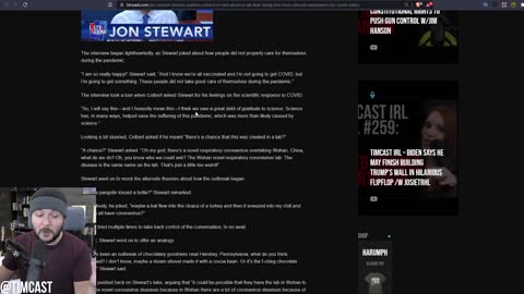 Jon Stewart SHOCKS Colbert After Insisting COVID Leaked From A Lab In Wuhan, Leftists Are OUTRAGED