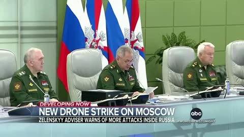 Drone strikes Moscow buildings for 2nd time