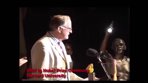 Sword Swallower receives Ig Nobel Prize in Medicine at Harvard