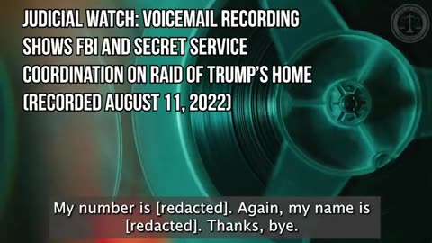 Judicial Watch - NEW Audio Show FBI COLLUSION Against Trump!