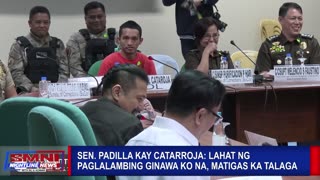 Sen. Padilla kay Catarroja: Lahat ng paglalambing ginawa ko na, matigas ka talaga