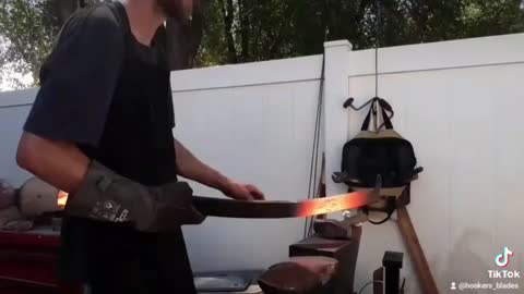 Forging an ork mini sword