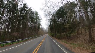 Driving Around Thru 04-25-2022 PA Pennsylvania Route 209 Dingmans Ferry Bridge 4K Front