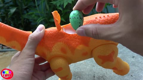 Dinosaur Walking and Laying Eggs Toys