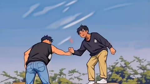 Thode anari hai tohde Khiladi song in anime