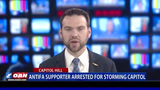 Antifa supporter arrested for storming Capitol