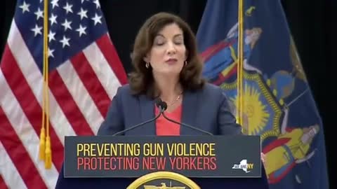 Gov. Kathy Hochul: "In the state of New York, we're now requiring social media networks to monitor and report hateful conduct on their platforms."