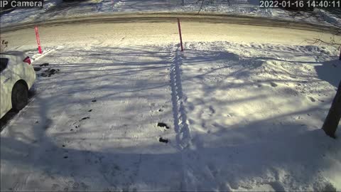 time lapse - winter storm