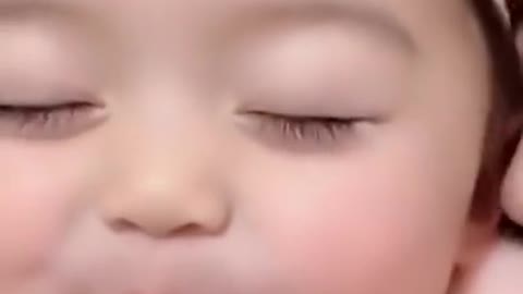 Cute lovely baby sleeping