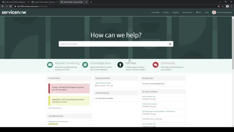 How to submit an incident on the Service Portal for ServiceNow [Paris]