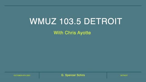 WMUZ with Chris Ayotte
