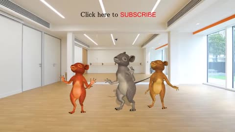 Amazing Funny Mice Family Dance! Don't blink or you'll miss...
