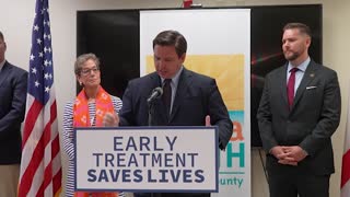 Gov DeSantis Highlights Monoclonal Antibodies in West Palm Beach