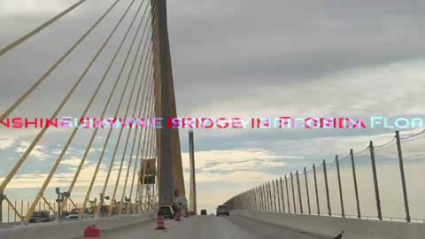 Sunshine Skyway Bridge in Florida 10/09/23