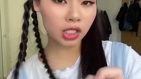 Cute asian girl makeup..