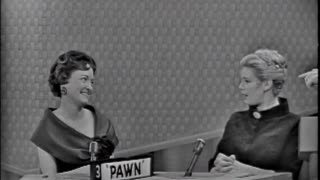 PASSWORD 1/9/62 BETSY PALMER, DICK VAN DYKE