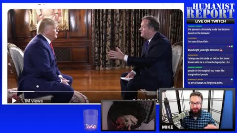 Trump Looks Like a Wet Corpse in Interview with Piers Morgan