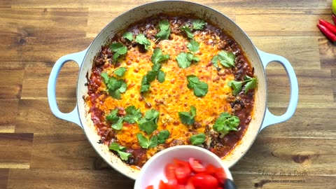 The Best Mexican Cheesy Beef and Beans Recipe