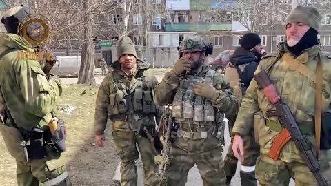 Ukraine War - Chechen security forces